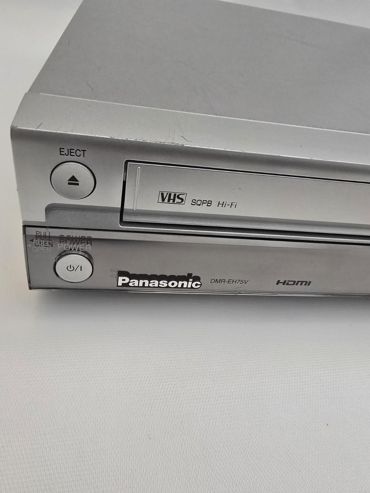 Panasonic DMR-EH75V DVD/VCR/HDD Recorder Combo – 80GB HDD, HDMI Output, VHS to DVD Dubbing – Tested Working - Image 4