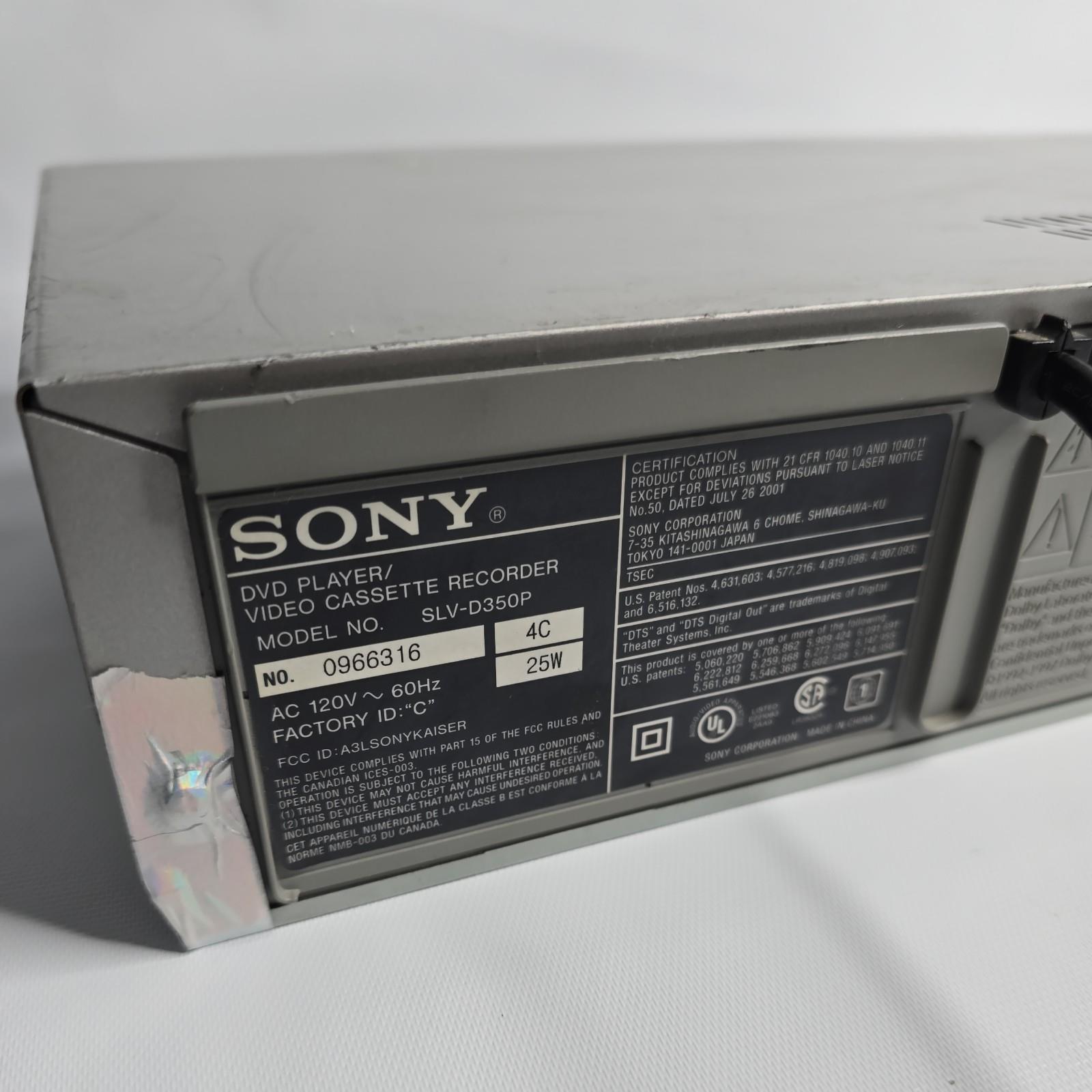 Sony SLV-D350P VHS VCR Player — Hi-Fi Stereo, Multi-Format Playback - Image 4