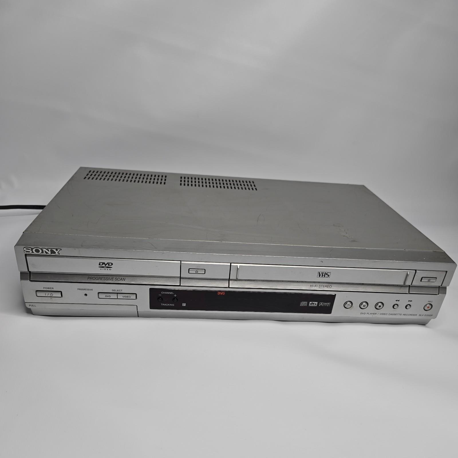 Sony SLV-D350P VHS VCR Player — Hi-Fi Stereo, Multi-Format Playback