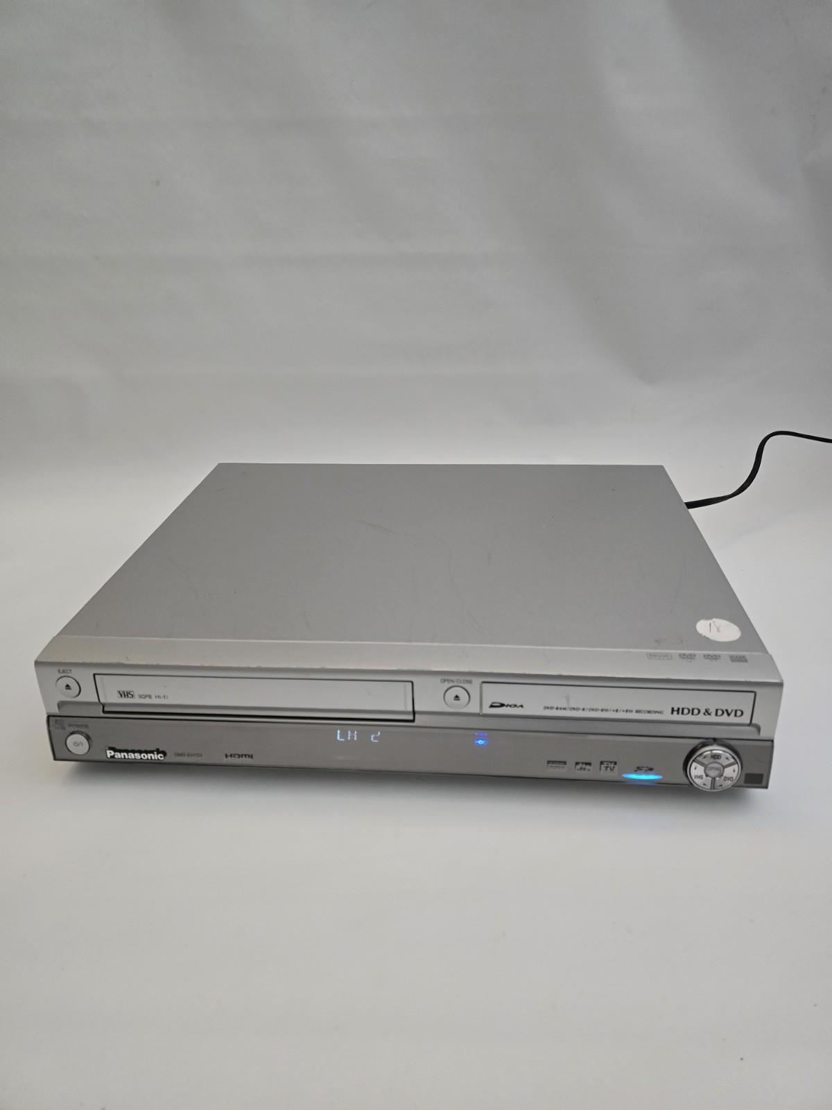 Panasonic DMR-EH75V DVD/VCR/HDD Recorder Combo – 80GB HDD, HDMI Output, VHS to DVD Dubbing – Tested Working